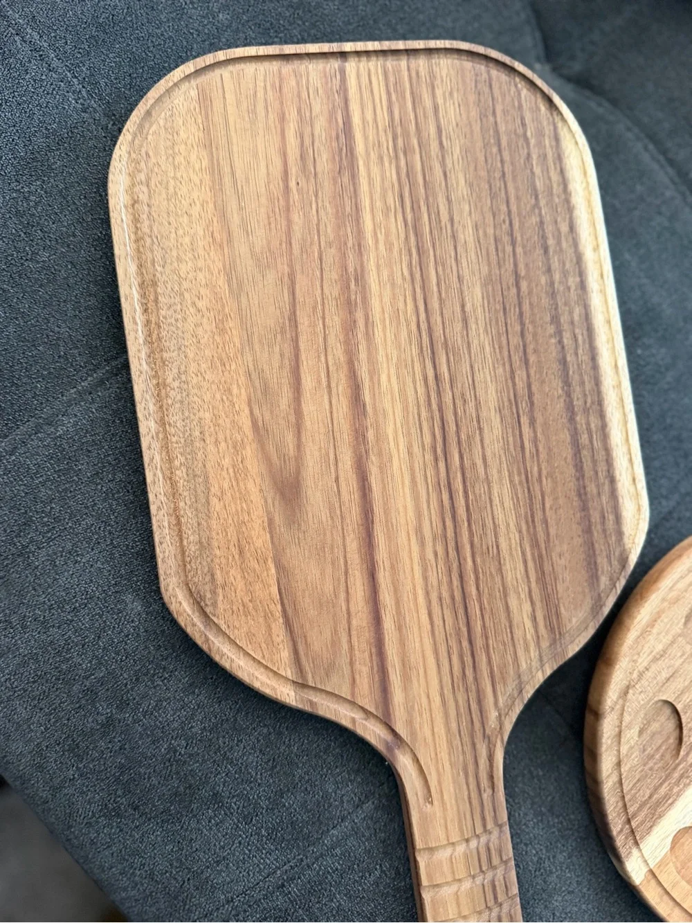 Pickleball Charcuterie Board Set Wood Paddle & Ball Serving Tray Gift